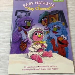 SESAME STREET VINTAGE 1994 baby Natasha book by Golden Books